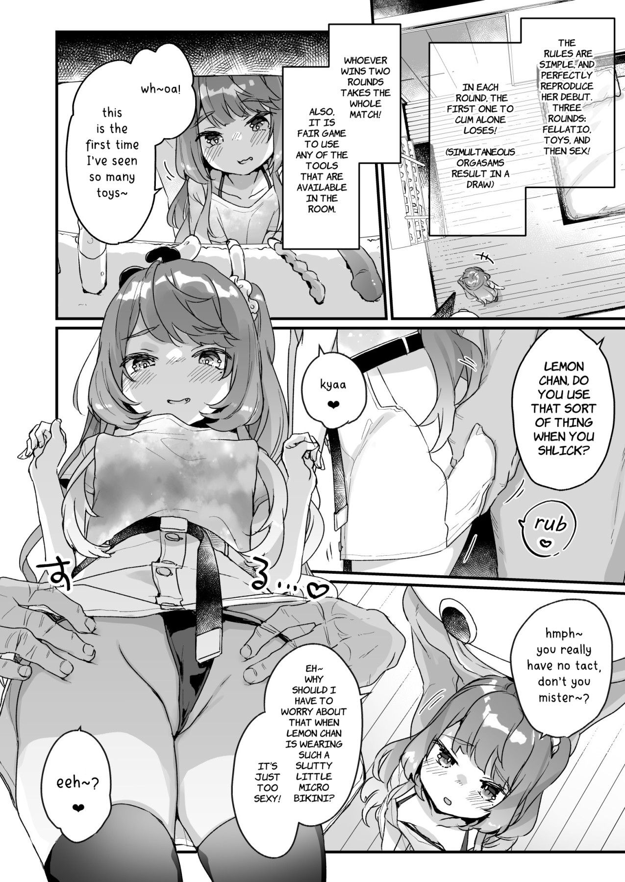 Hentai Manga Comic-I'm An Adult, So I'll Never Lose!!!-Read-7